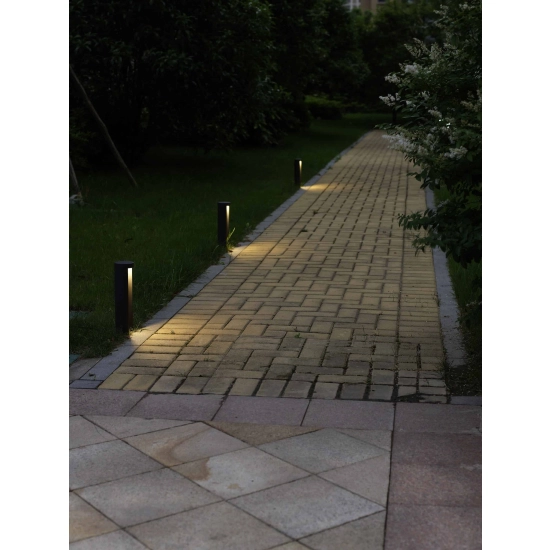 Lampa stojąca COMBO Bollard light zewnętrzna Ø 9 cm LED 1x7W 3000K IP54 czarny 27874/25/30Lucide - zdjęcie dodatkowe 2