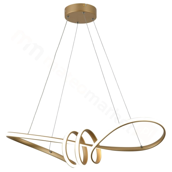 kinkiecik.pl Canbera lampa wisząca LED złoty 338901-09 REALITY