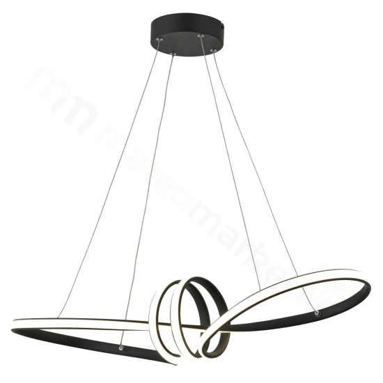 kinkiecik.pl Canbera lampa wisząca LED czarny mat 338901-30 REALITY