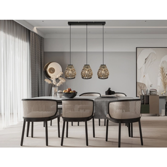 Lampa wisząca Carmina 3xE27 40W 342003-30 REALITY