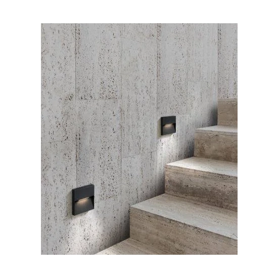 Casoria S (dark grey) AZ4367 LED 6W 450lm 3000K IP54 METAL ACRYL AZZARDO