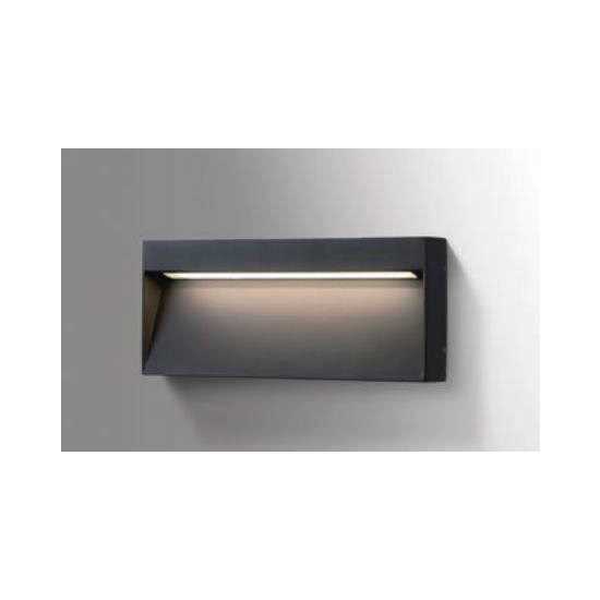 Casoria Slim (dark grey) AZ4368 LED 6W 450lm 3000K IP54 METAL ACRYL AZZARDO