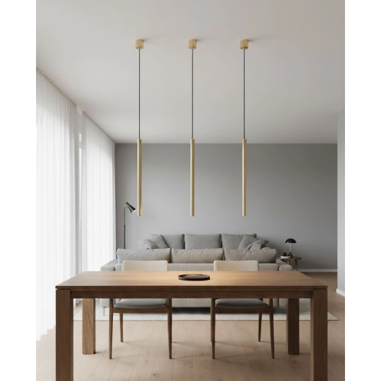 Lampa wisząca Collet 1xG9 złota 61167 ALFA