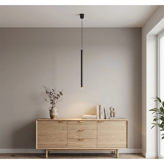 Lampa wisząca Collet 1xG9 czarna 61180 ALFA