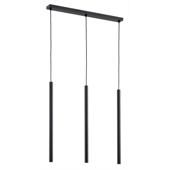 Lampa wisząca Collet 3xG9 czarna 62300 ALFA
