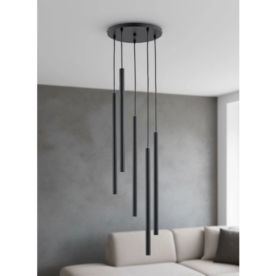 Lampa wisząca EL-DORADO ZŁOTY 5xE14 63166 ALFA