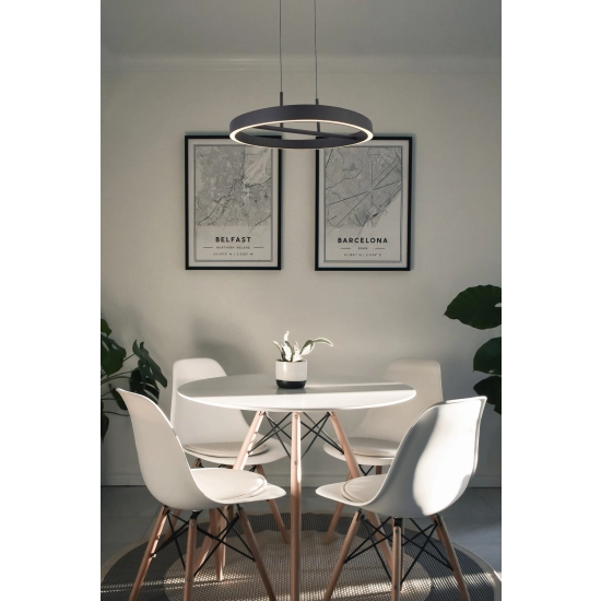 Lampa wisząca Coltrain czarny mat 341001-30 REALITY