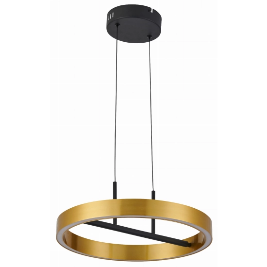 Lampa wisząca Coltrain czarny mat/ złoty galwanizowany 341001-32 REALITY