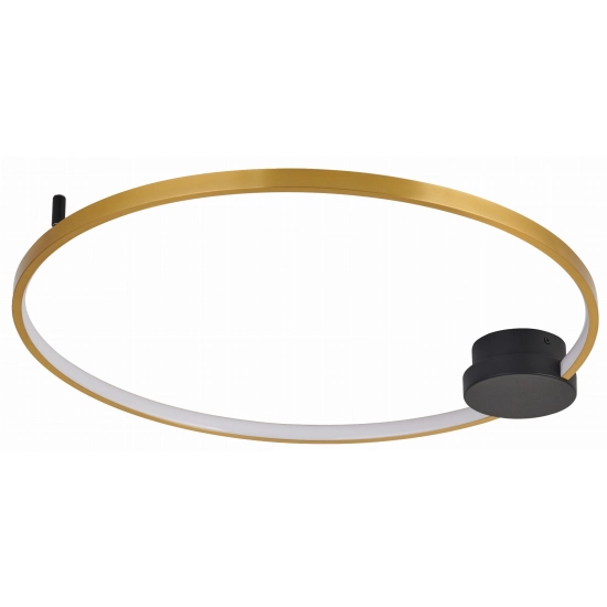 Plafon Condida LED czarny mat/złoty 641101-30 REALITY