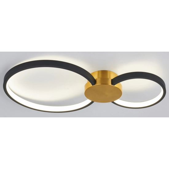 Plafon Condida LED złoty/czarny mat 641102-32 REALITY