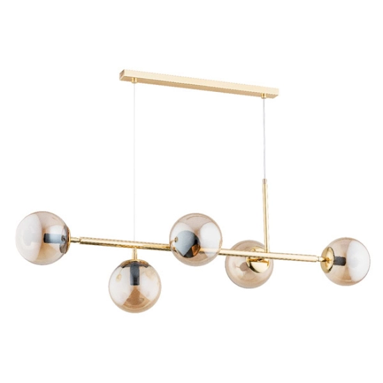 Lampa wisząca DANSA ZŁOTA 5xE14 63019 ALFA