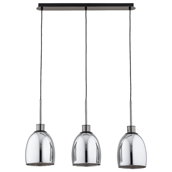Lampa wisząca DERSEL GRAFIT 3xE27 62516 ALFA