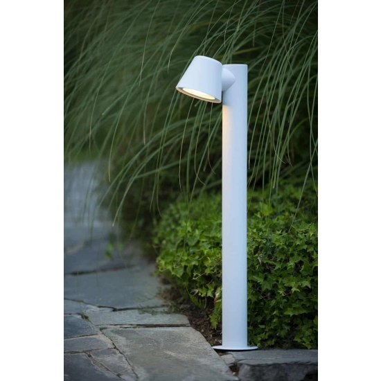 Lampa stojąca DINGO LED GU10 1x5W 3000K IP44 biały 14881/70/31 Lucide - zdjęcie dodatkowe 2