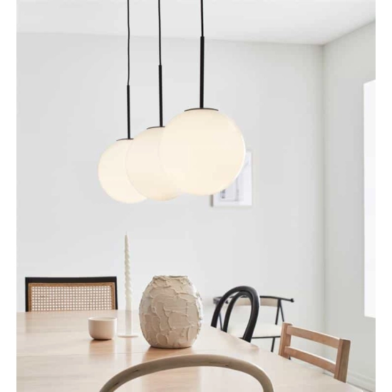 kinkiecik.pl Lampa wisząca DIONE Pendant 3L White/Black 108269 Markslojd