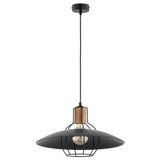 Lampa wisząca DOMINO GRAFITOWA 1xE27 61251 ALFA