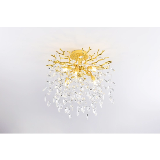 CINDY MX4115-6B-EGN-II LAMPA Sufitowa ZŁOTA/GOLD ZUMA LINE