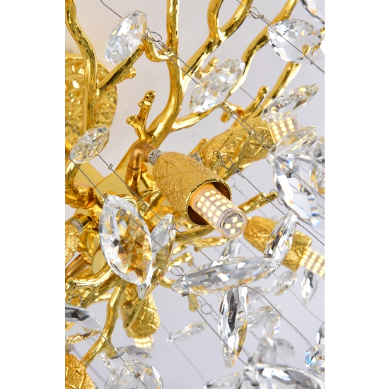 CINDY MX4115-6B-EGN-II LAMPA Sufitowa ZŁOTA/GOLD ZUMA LINE
