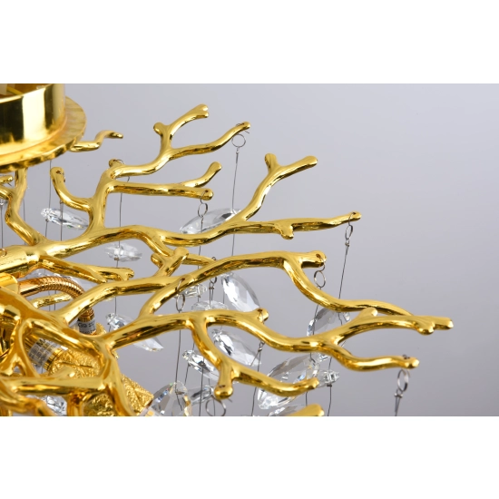 CINDY MX4115-6B-EGN-II LAMPA Sufitowa ZŁOTA/GOLD ZUMA LINE