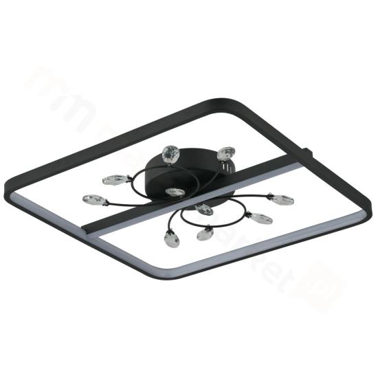 Dacota - plafon LED czarny mat 24W 4000K 1920lm 639301-30 REALITY