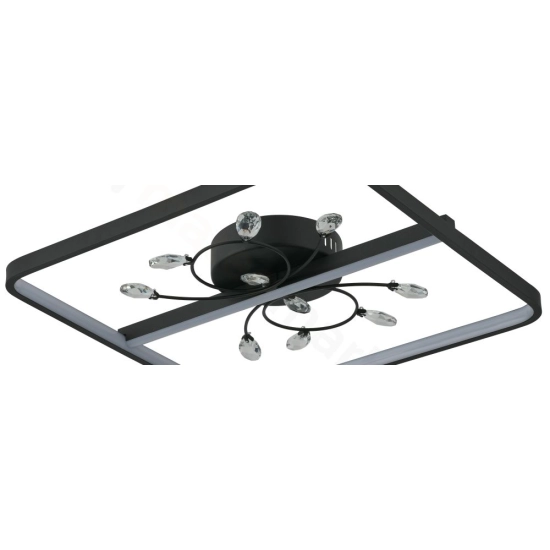 Dacota - plafon LED czarny mat 24W 4000K 1920lm 639301-30 REALITY