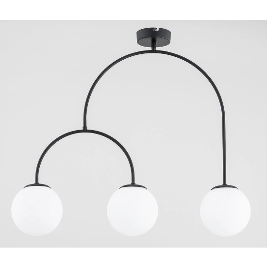 Lampa wisząca Dilar 3xE14 czarny 62492 ALFA