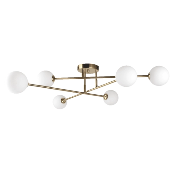 kinkiecik.pl Lampa sufitowa złota DORADO 6 LP-002/6C PRESTIGE