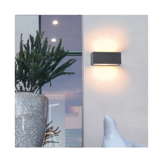E146 OUTDOOR SCONCE 1XE27 GRAPHITE IP44 Zambelis Lights