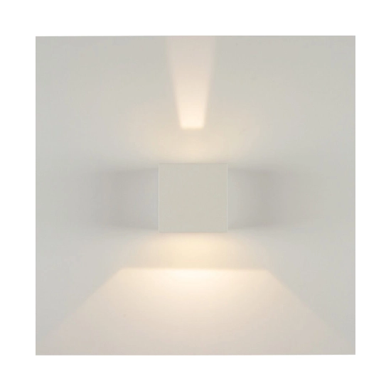 E159 OUTDOOR SCONCE LED 2X3W WHITE IP54 Zambelis Lights