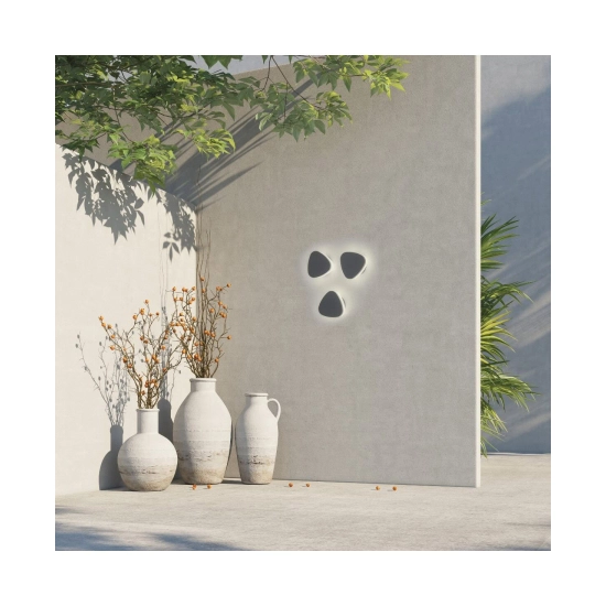 E195 OUTDOOR SCONCE LED 10W GRAPHITE IP65 Zambelis Lights