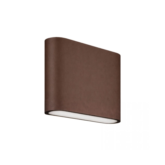 E238-27 OUTDOOR SCONCE LED 2X3W 2700K ALUMINUM BROWN IP65 Zambelis Lights