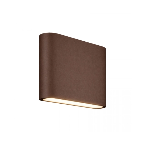 E238-27 OUTDOOR SCONCE LED 2X3W 2700K ALUMINUM BROWN IP65 Zambelis Lights