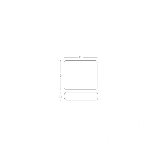 E238-W OUTDOOR SCONCE 2X3W 3000K ALUMINUM WHITE IP65 Zambelis Lights