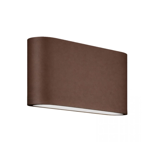 E239-27 OUTDOOR SCONCE LED 2X6W 2700K ALUMINUM BROWN IP65 Zambelis Lights