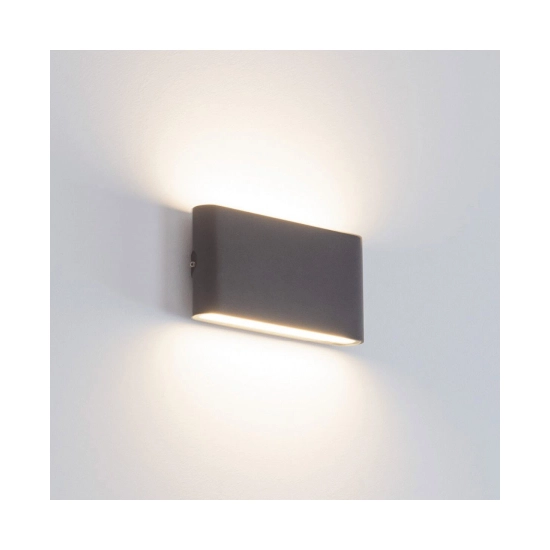E239 OUTDOOR SCONCE 2X6W 3000K ALUMINUM GRAPHITE IP65 Zambelis Lights