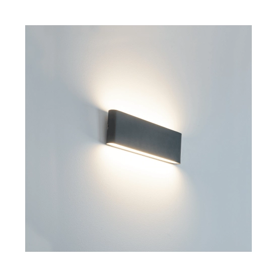E240 OUTDOOR SCONCE 2X10W 3000K ALUMINUM GRAPHITE IP65 Zambelis Lights