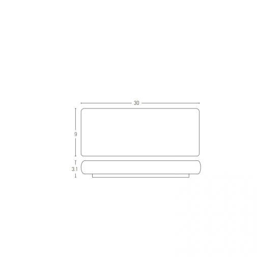 E240-W OUTDOOR SCONCE 2X10W 3000K ALUMINUM WHITE IP65 Zambelis Lights