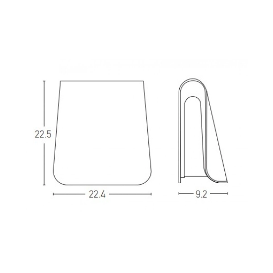 E245 OUTDOOR SCONCE LED 6W 3000K ALUMINUM GRAPHITE IP54 Zambelis Lights