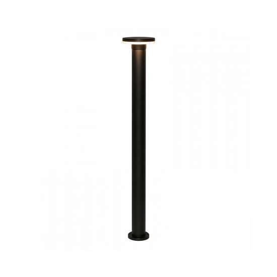 E249-27 OUTDOOR BOLLARD LED 12W 2700K ALUMINUM SANDY BLACK Zambelis Lights