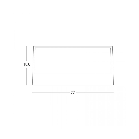 E262-27 OUTDOOR WALL LIGHT LED 2X13.5W 2700K-3000K ALUMINIUM SANDY BLACK IP65 Zambelis Lights