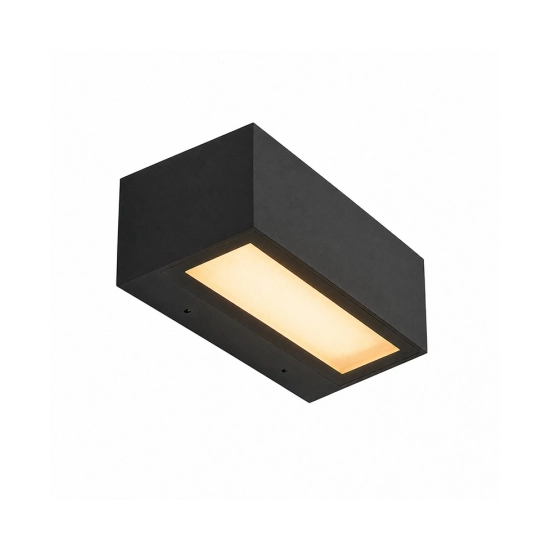 E262-27 OUTDOOR WALL LIGHT LED 2X13.5W 2700K-3000K ALUMINIUM SANDY BLACK IP65 Zambelis Lights