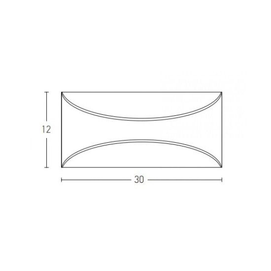 E266 OUTDOOR LED WALL LAMP 11W ALUMINIUM 3000K BROWN IP65 Zambelis Lights
