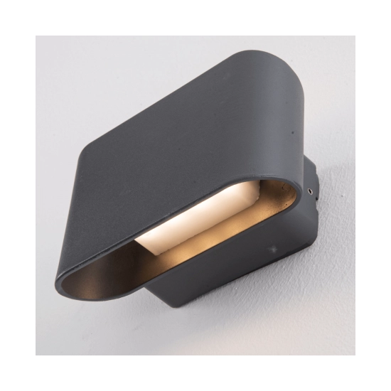 E274 OUTDOOR WALL LIGHT LED 11W 3000K ALUMINIUM GRAPHITE IP54 Zambelis Lights