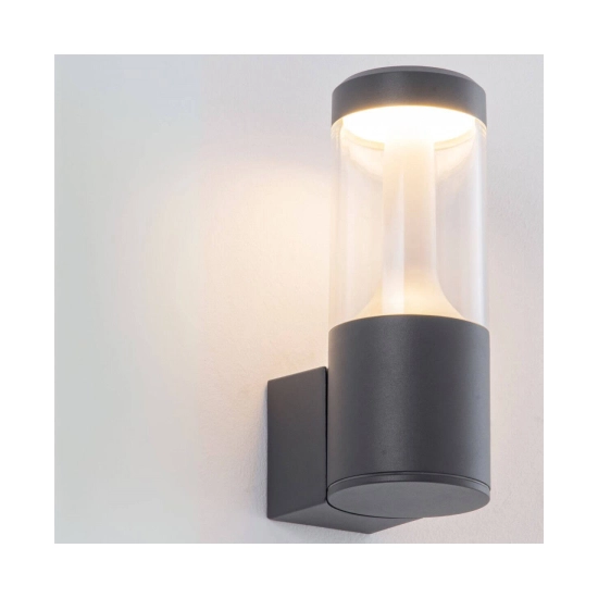 E276 OUTDOOR WALL LIGHT LED 10W 3000K ALUMINIUM GRAPHITE IP54 Zambelis Lights