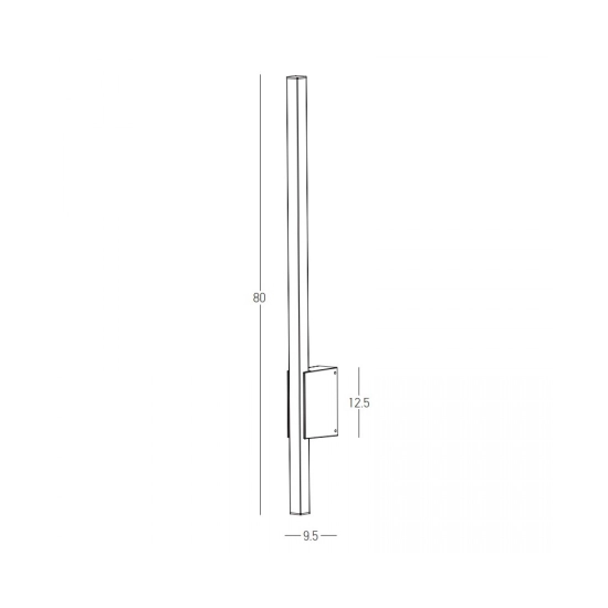 E287-27 OUTDOOR WALL LIGHT LED 12W 2700K ALUMINIUM SANDY BLACK IP65 Zambelis Lights