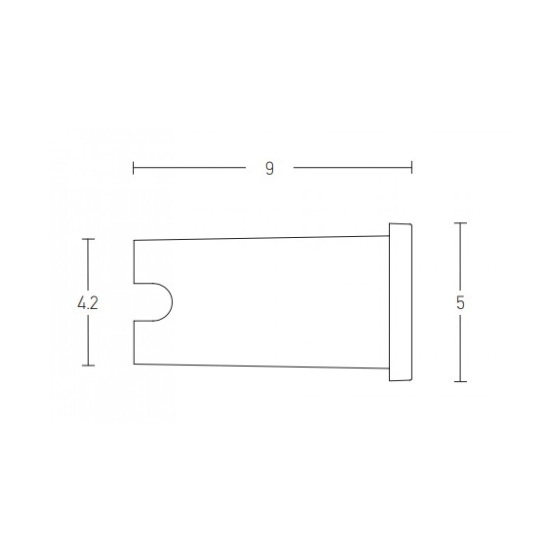 E288 OUTDOOR STEP LIGHT LED 2W 3000K BRUSHED STAINLESS STEEL IP65 Zambelis Lights