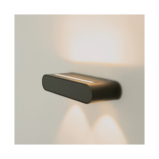 E315 OUTDOOR WALL LIGHT LED 10W 3000K ALUMINIUM GRAPHITE IP54 Zambelis Lights