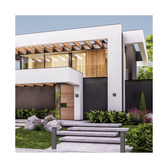 E351 OUTDOOR FLOOR LIGHT LED 13W 3000K ALUMINIUM GRAPHITE IP65 Zambelis Lights