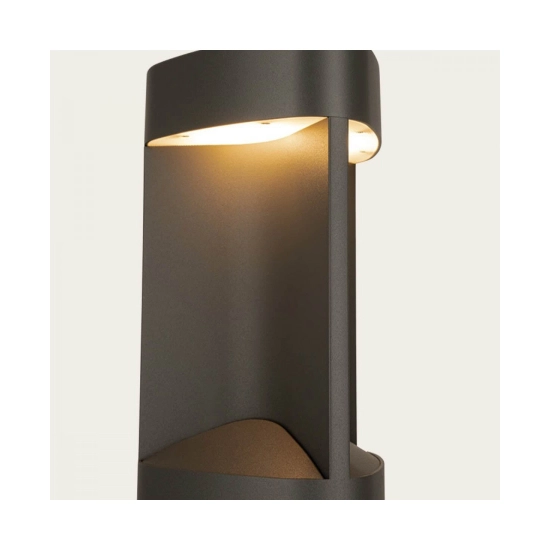 E354 OUTDOOR FLOOR LIGHT LED 7W 3000K ALUMINIUM GRAPHITE IP54 Zambelis Lights