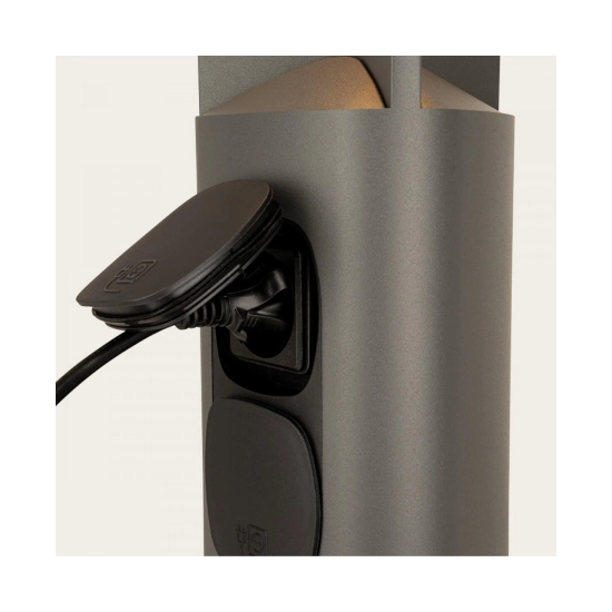 E354 OUTDOOR FLOOR LIGHT LED 7W 3000K ALUMINIUM GRAPHITE IP54 Zambelis Lights