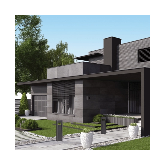 E368 OUTDOOR FLOOR LIGHT LED 30W 3000K ALUMINIUM GRAPHITE IP65 Zambelis Lights